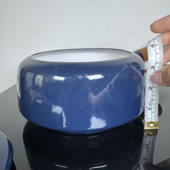 Dansk Kobenstyle Enamelware - Blue - Fondue Pot no base - 7" MCM - Picture 14 of 15